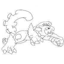 Pokémon Landorus Therian Form coloring page