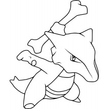 Coloriage Pokémon Marowak
