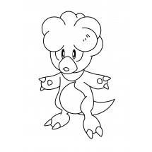 Pokémon Magby coloring page