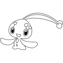 Pokémon Manaphy coloring page