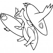 Pokémon Mega Latias coloring page