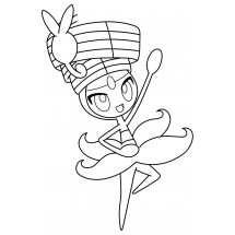 Pokémon Meloetta Pirouette Form coloring page