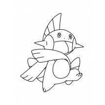 Pokémon Marshtomp coloring page