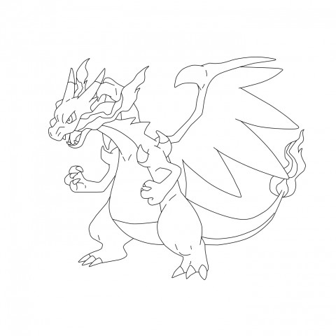 coloring page pokemon mega charizard x pokemon beginning with m free printable coloring pages