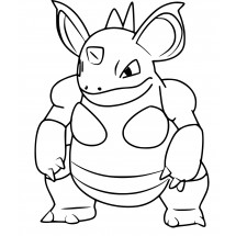 Pokémon Nidoqueen coloring page