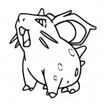 Coloriage Pokémon Nidoran Female