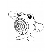 Pokémon Poliwhirl coloring page