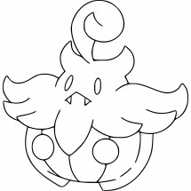 Coloriage Pokémon Pumpkaboo