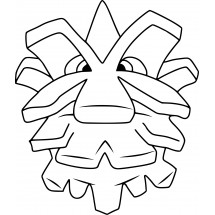 Pokémon Pineco coloring page
