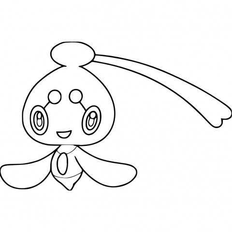 printable coloring pages phione pokemon