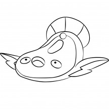 Pokémon Stunfisk coloring