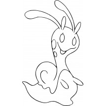 Pokémon Sliggoo coloring