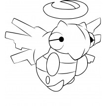 Pokémon Shedinja coloring page