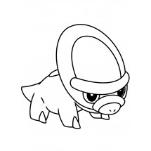Pokémon Shieldon coloring page