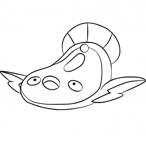 stunfisk coloring pages for kids pokemon