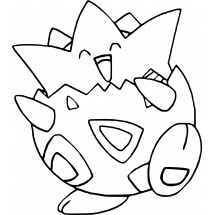 Pokémon Togepi coloring