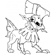 Pokémon Type: Null coloring page
