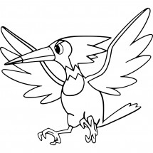 Pokémon Trumbeak coloring