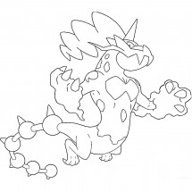 Pokémon Thundurus Therian Form coloring page