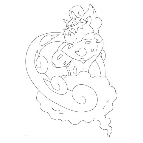 tornadus coloring page hard pokemon