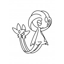 Pokémon Uxie coloring page
