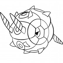 Coloriage Pokémon Whirlipede