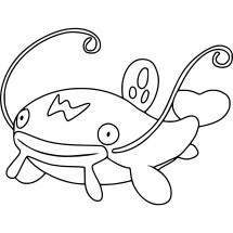 Pokémon Whiscash coloring page
