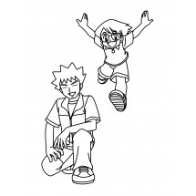Coloriage Brock and Max