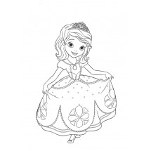 Princess Sofia coloring