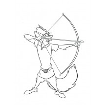 Coloriage Robin Hood  #3