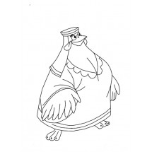 Lady Kluck coloring