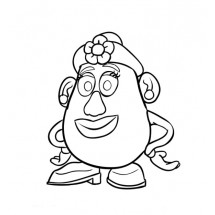 Mrs. Potato Head coloring