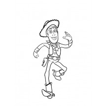 Coloriage Woody #2